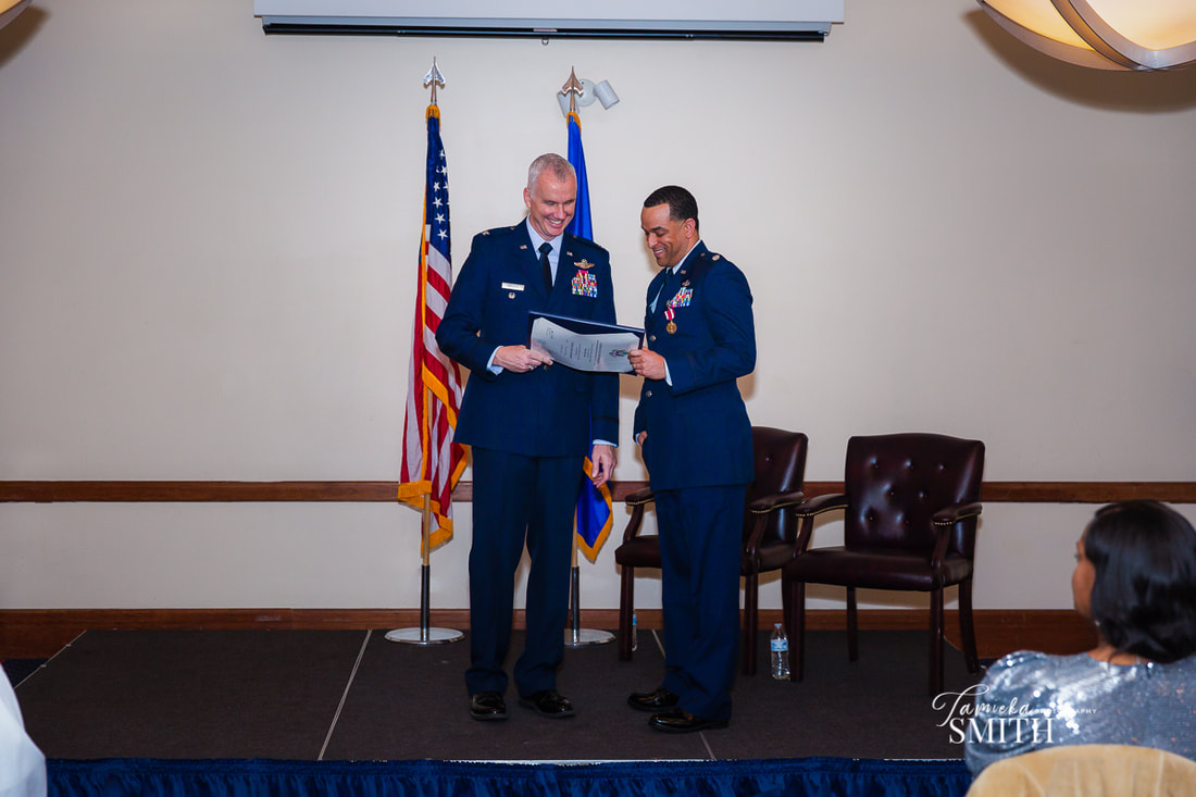 Air Force Retirement on Andrews AFB Maryland