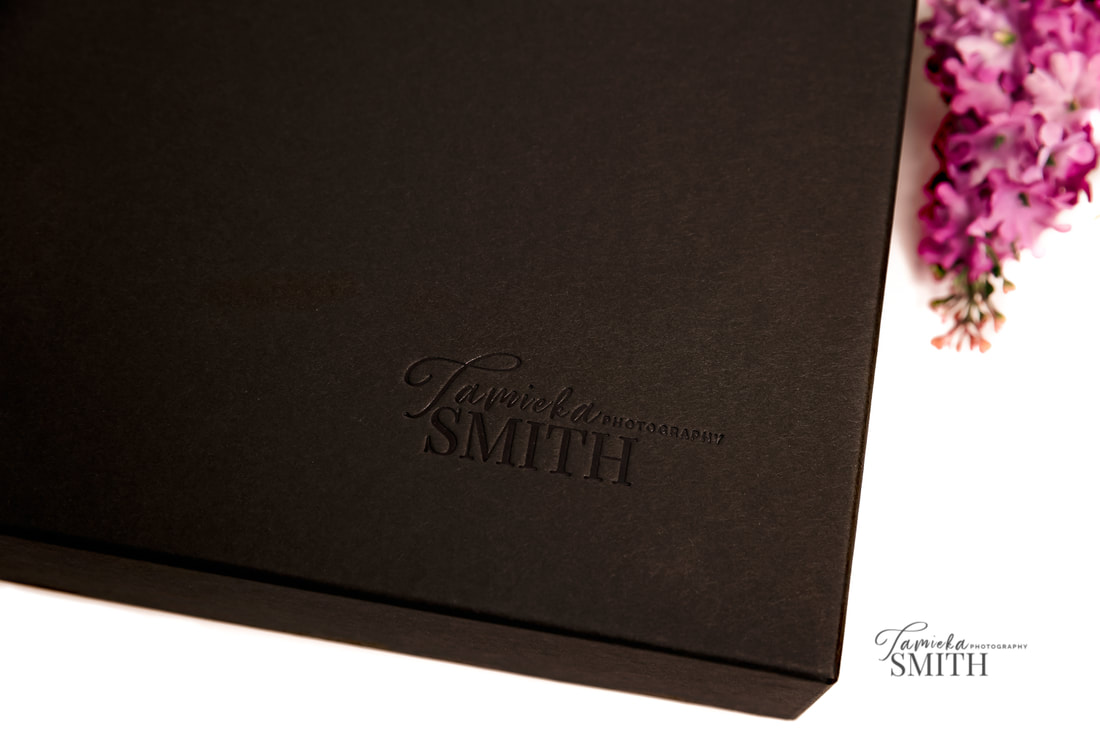 Branded Album Box for Tamieka Smith Photography a Northern Virginia Family Photographer