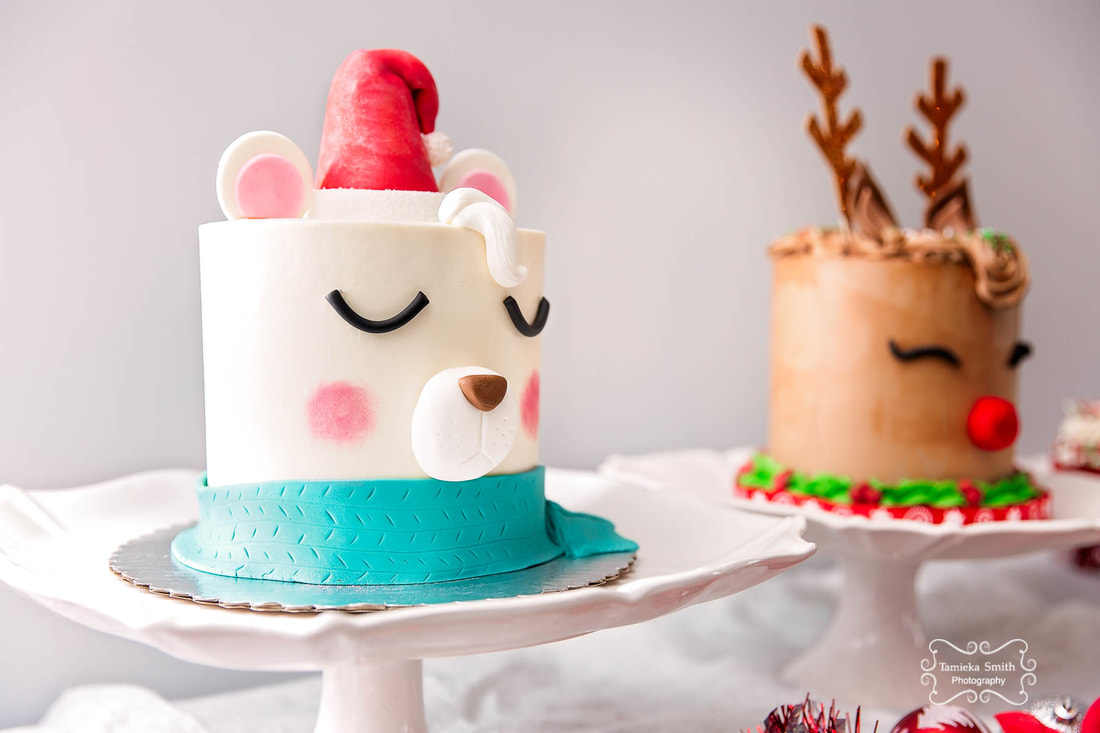 Holiday Cakes, Jazzy Cakes, Northern Virginia Baker, Northern Virginia Family Photographer