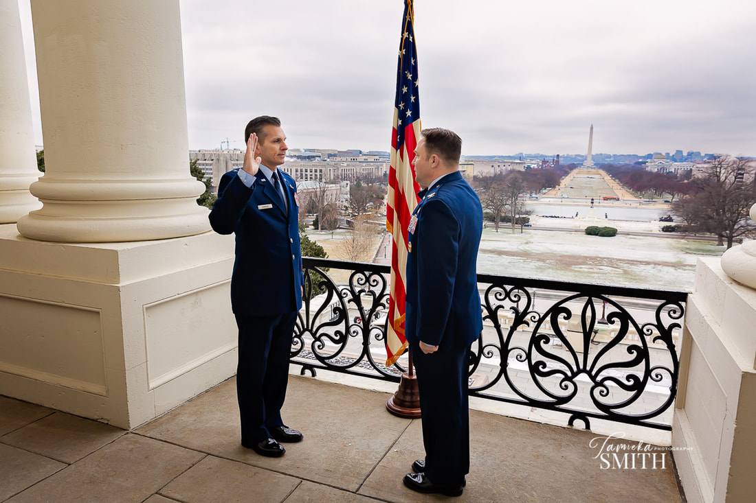 Los Angeles Photographer in Washington DC for an Air Force Promotion Ceremony