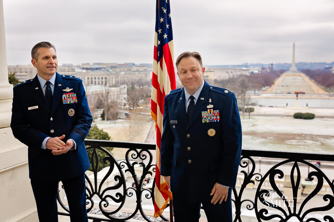 Northern Virginia Photographer in Washington DC for a military promotion ceremony at the US Capitol
