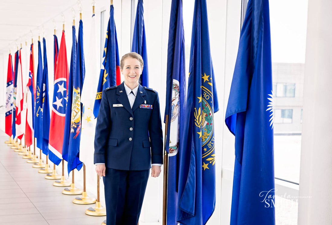 Air Force Military Promotion Ceremony photographed in Fairfax, VA by Tamieka Smith Photography
