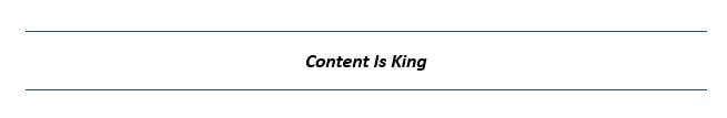 Content is King to gain more organic traffic to your photography website