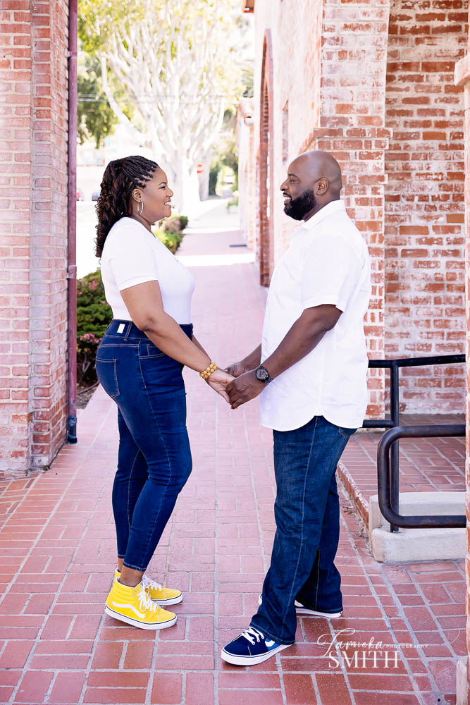 Engaged couple in Palos Verdes by Tamieka Smith a Torrance Family Photographer in the South Bay