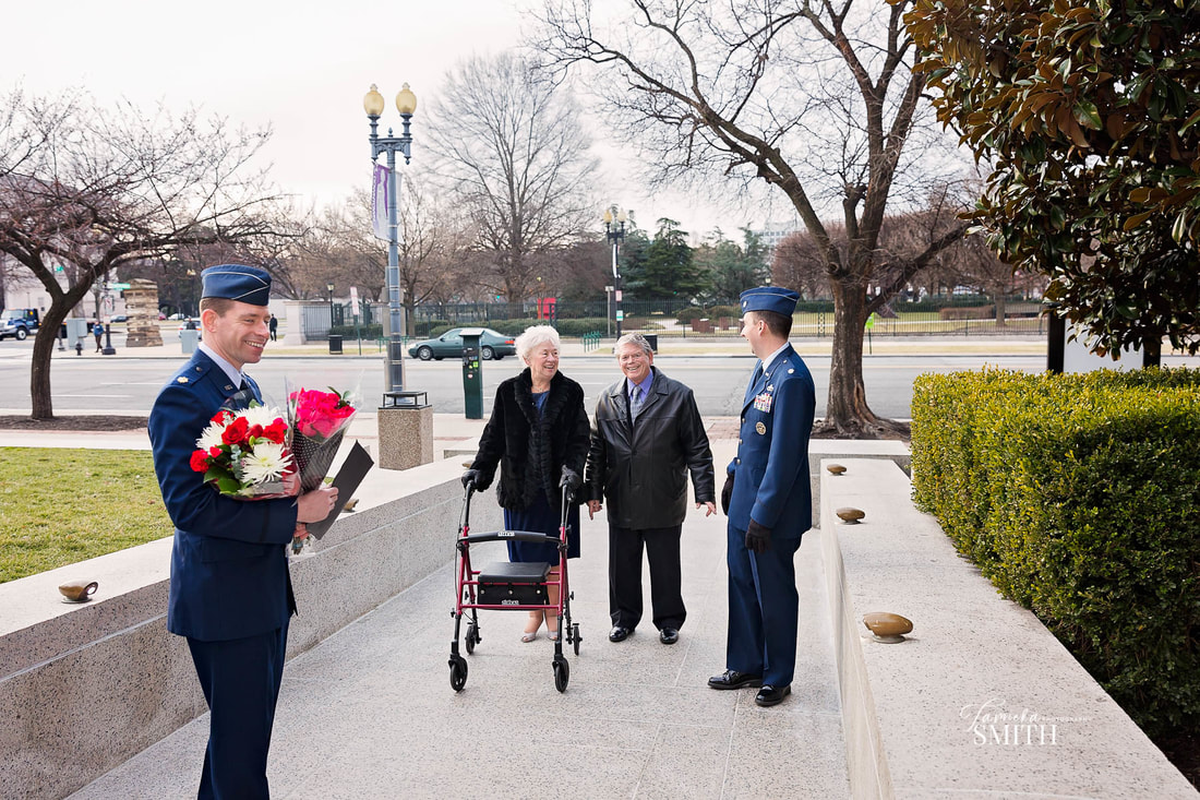National Archives Photographer, Washington DC Military Photographer, Military Promotion Ceremony, Air Force Promotion in Washington DC