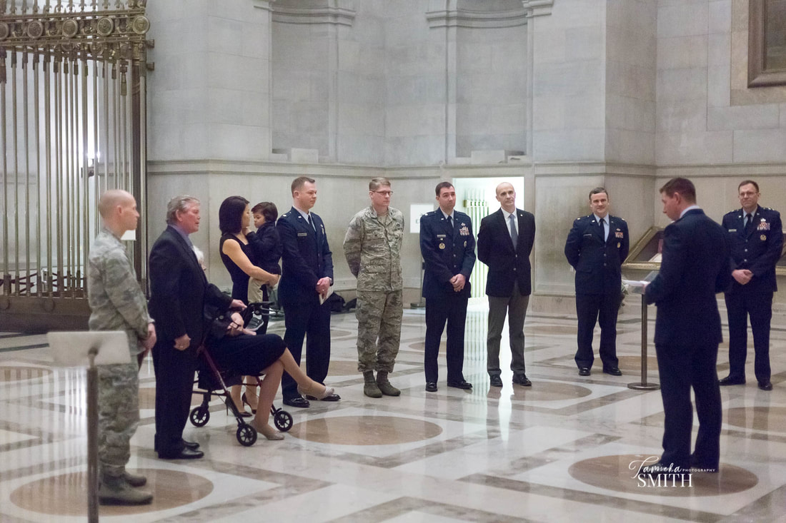 Promotion Ceremony in the Rotunda of the National Archives Museum