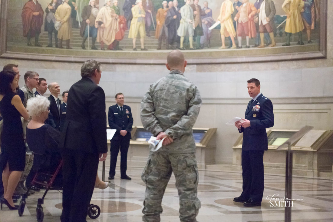 Air Force Promotion Ceremony at the National Archives Museum