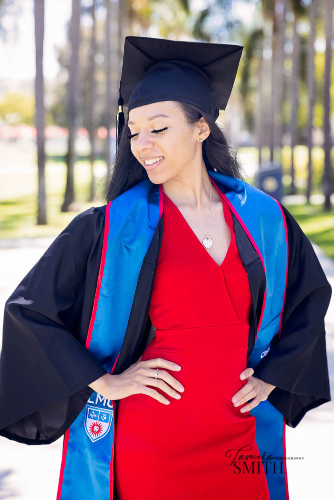 LMU Graduate in Los Angeles California photographed by Tamieka Smith Photography