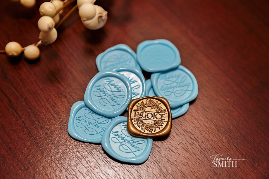 luxurious wax stamps for family photographers