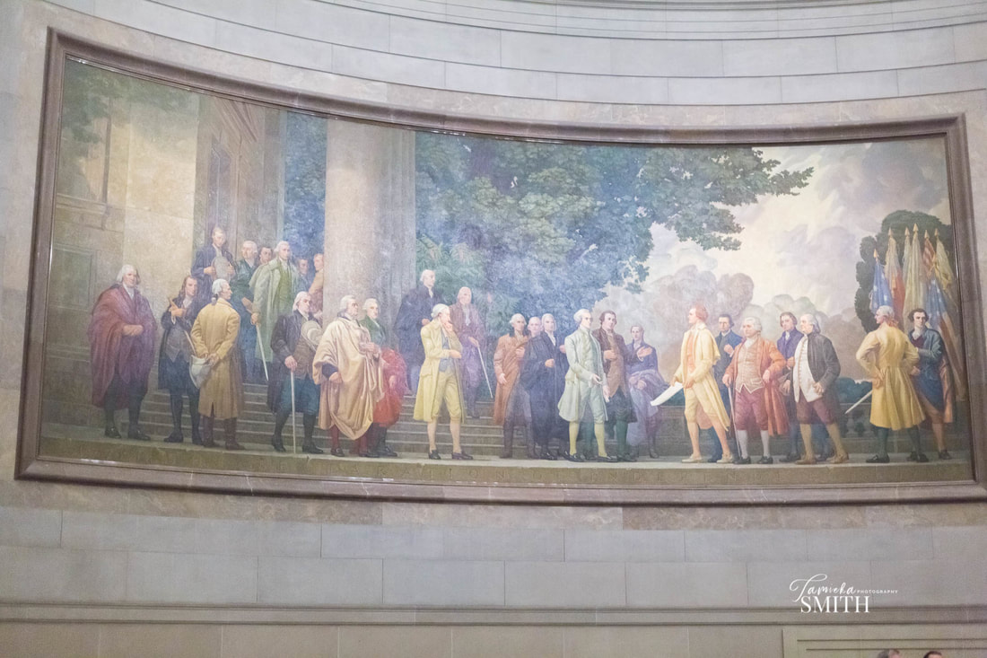 Mural in Rotunda of National Archives Museum