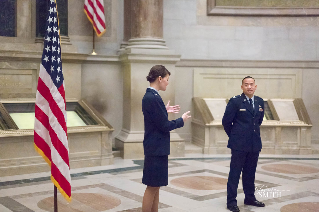 Air Force Promotion Ceremony at The National Archives Museum 