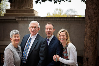 Family portrait at Promotion Ceremony at the National Archives - Tamieka Smith Photography