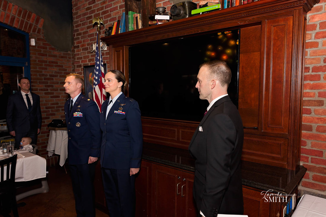Air Force Promotion Ceremony at Eggspectation, Northern Virginia Photographer, Virginia Military Photographer