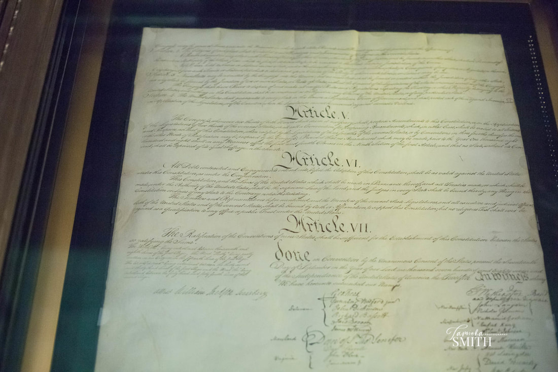 Signatures on the United States Constitution