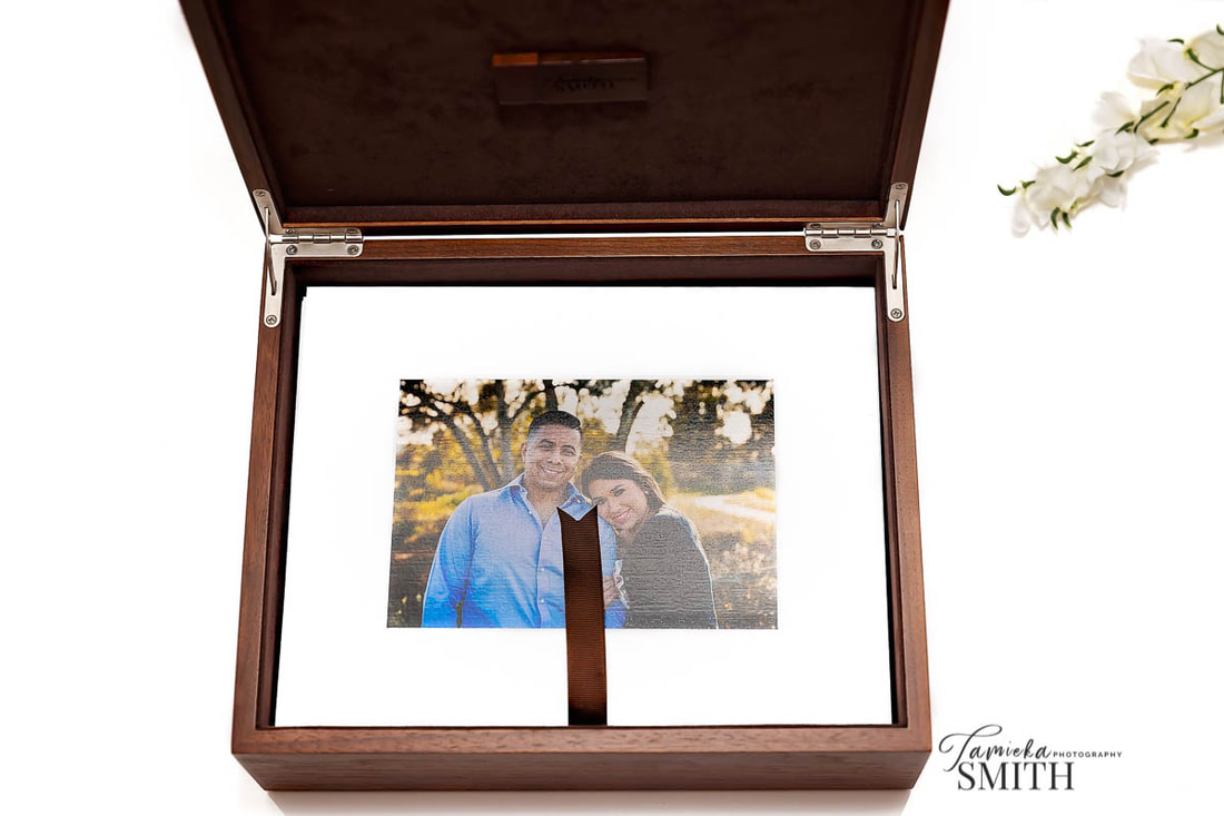 Folio Box for portrait photographer Tamieka Smith Photography