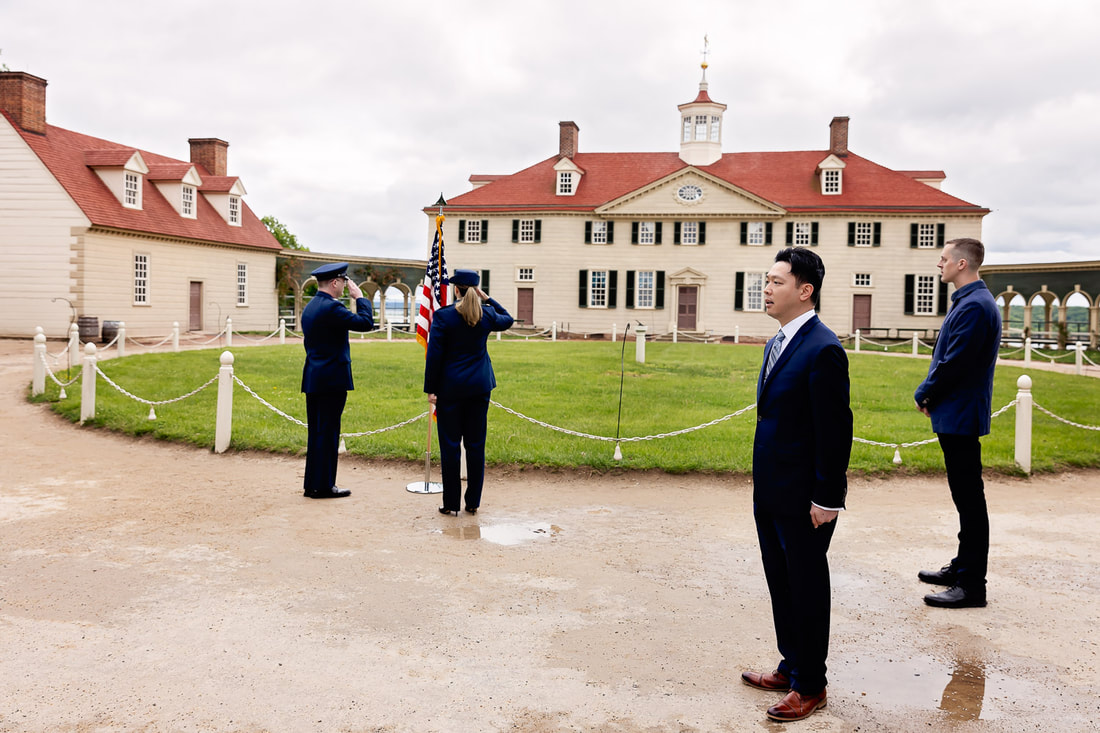 Space Force Promotion ceremony at Mount Vernon photographed by Tamieka Smith Photography