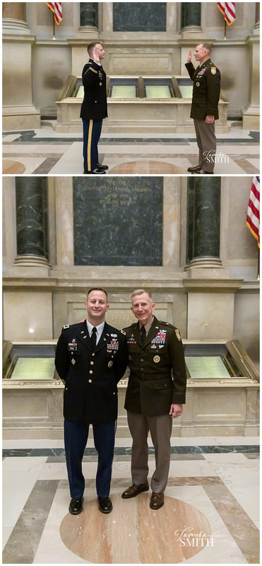 Promotion Ceremony at The  National Archives Museum in Washington DC